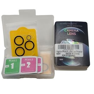 NEW Ultra-thin Tempered Glass Camera Lens Protector for IP14 Promax  3 Pack